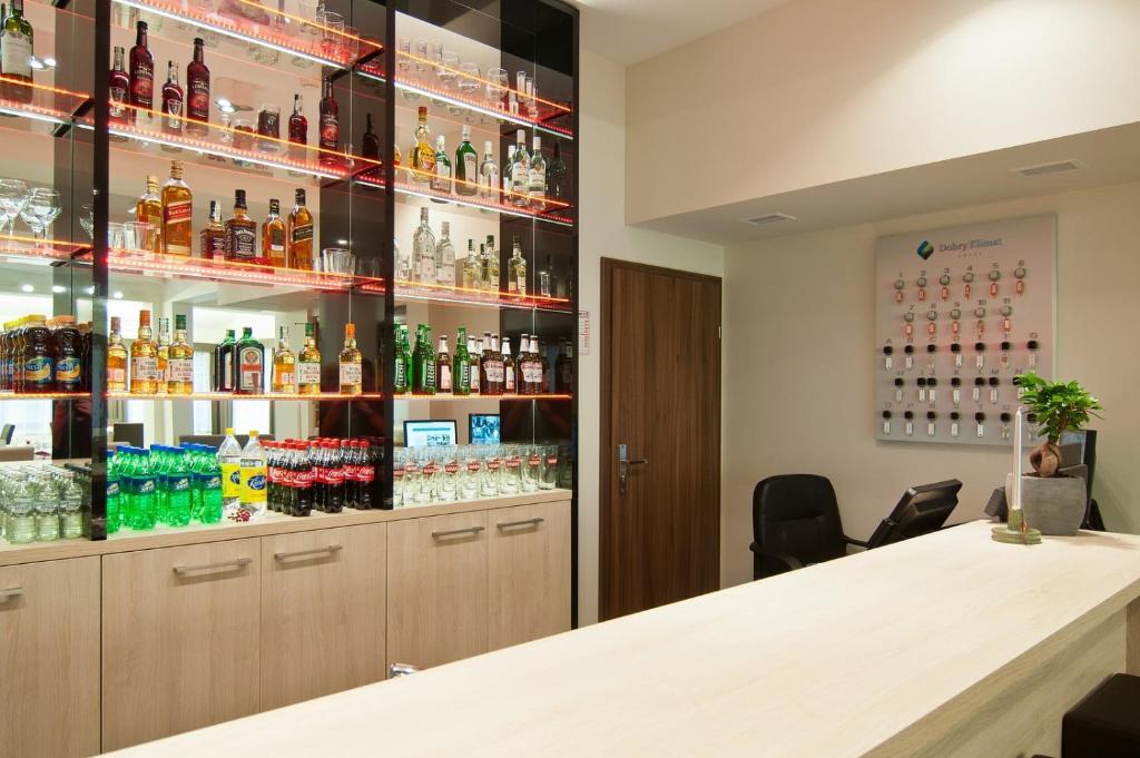 Lounge alebo bar v ubytovaní Hotel Dobry Klimat