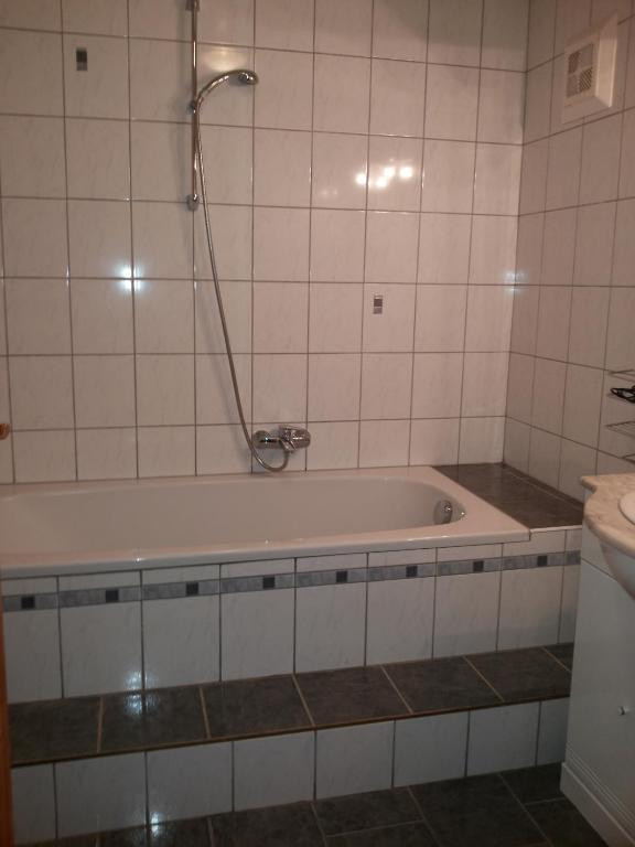 Koupelna v ubytování Dirnbergerhof