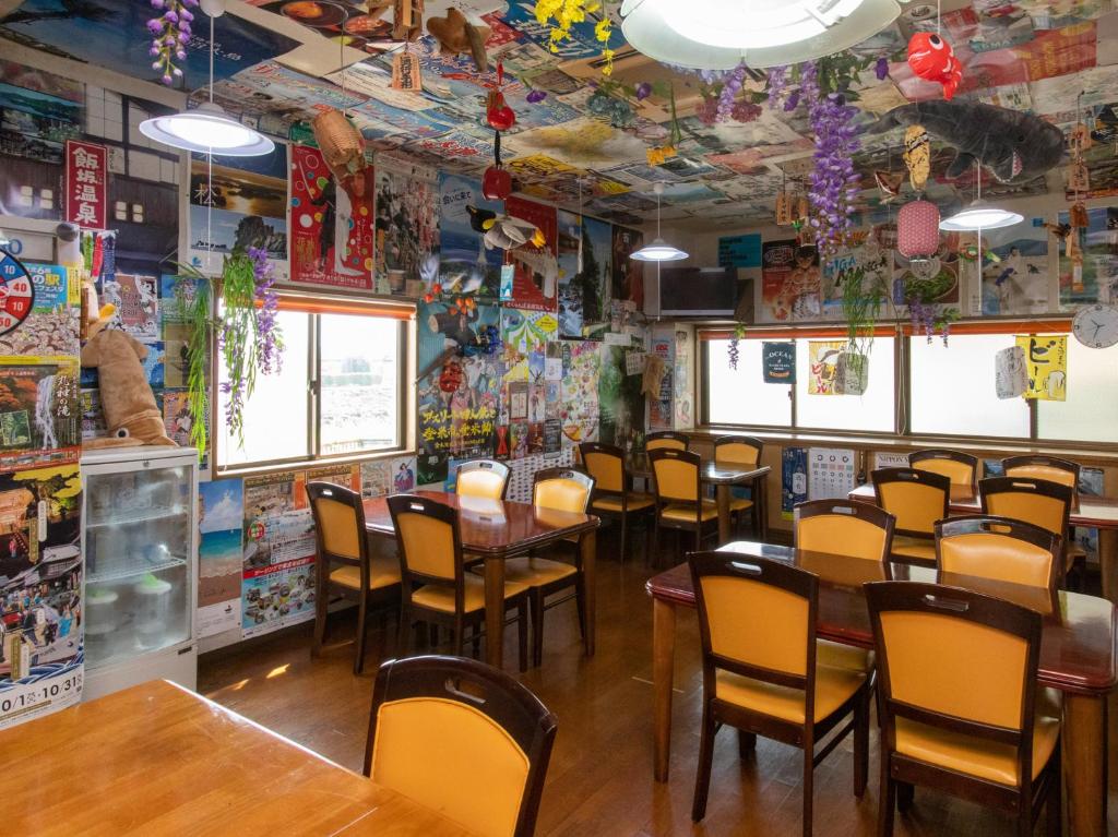 Restaurace v ubytování Tabist Business Ryokan Duck Ishinomaki Hebita