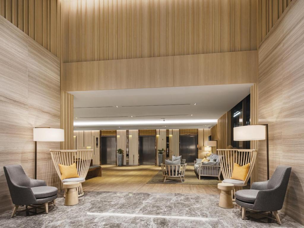 Posezení v ubytování Oakwood Suites Bangkok