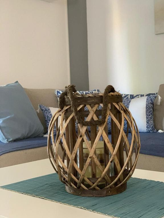Część wypoczynkowa w obiekcie Lucas Lux Flogita apartment