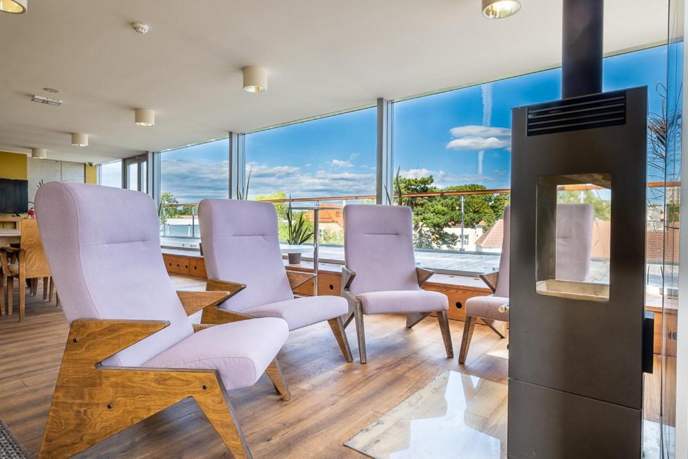 Balkón nebo terasa v ubytování Johan Design & SPA Hotel
