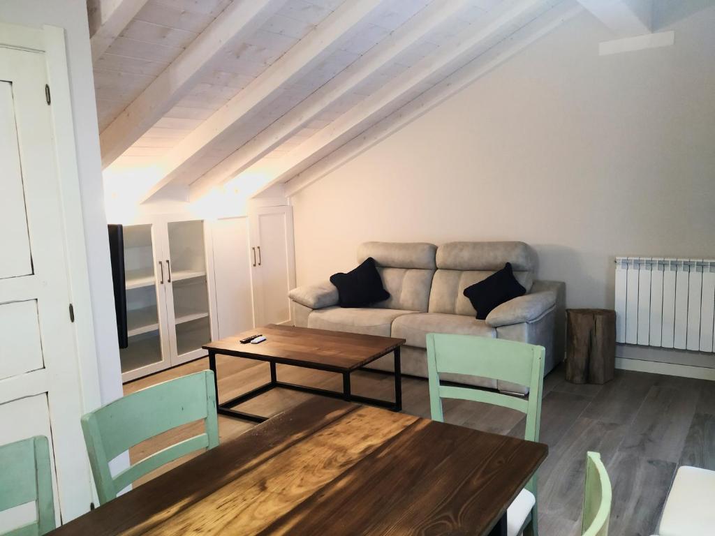Posezení v ubytování La Casa de las Tinas