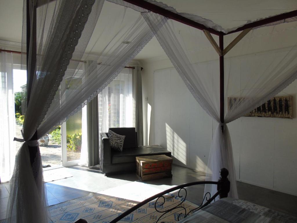 Posezení v ubytování IDC Guest House