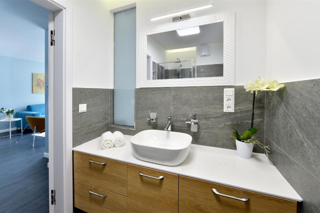 Kúpeľňa v ubytovaní Club Luxury Apartman