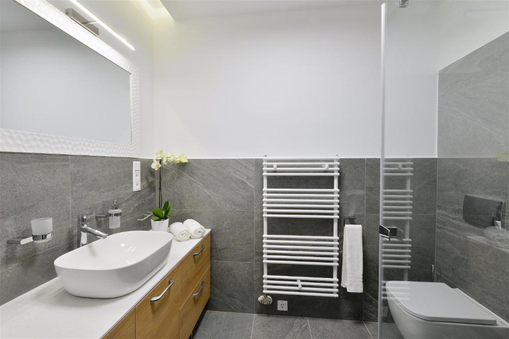 Kúpeľňa v ubytovaní Club Luxury Apartman