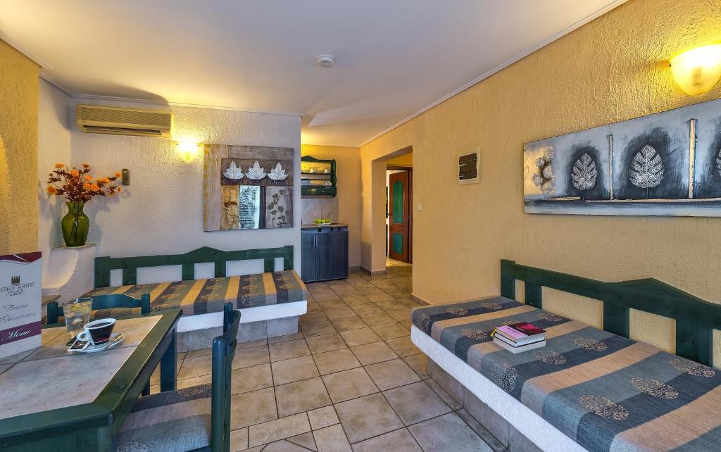 Posezení v ubytování Hotel Castle Suites