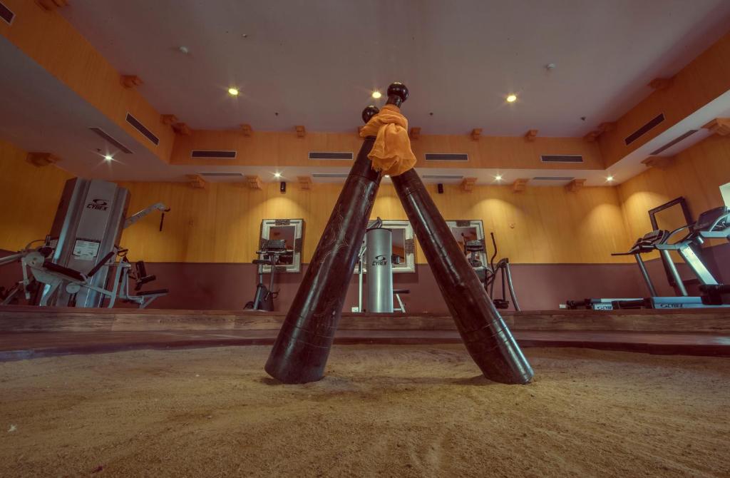 Fitness centrum a/nebo fitness zařízení v ubytování Suryagarh Jaisalmer