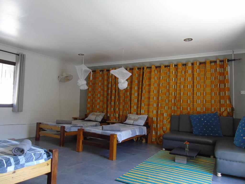 Posezení v ubytování IDC Guest House