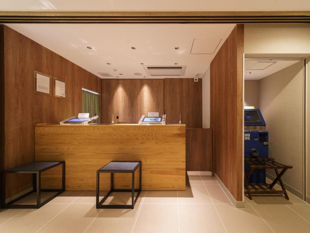 Vstupní hala nebo recepce v ubytování Super Hotel Shinagawa Aomono-Yokocho