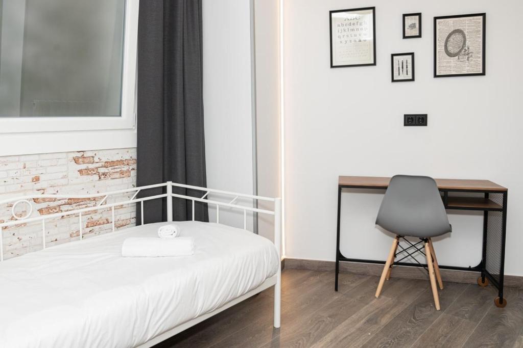 Postel nebo postele na pokoji v ubytování Pension H30 SALCES Licencia HBI01292