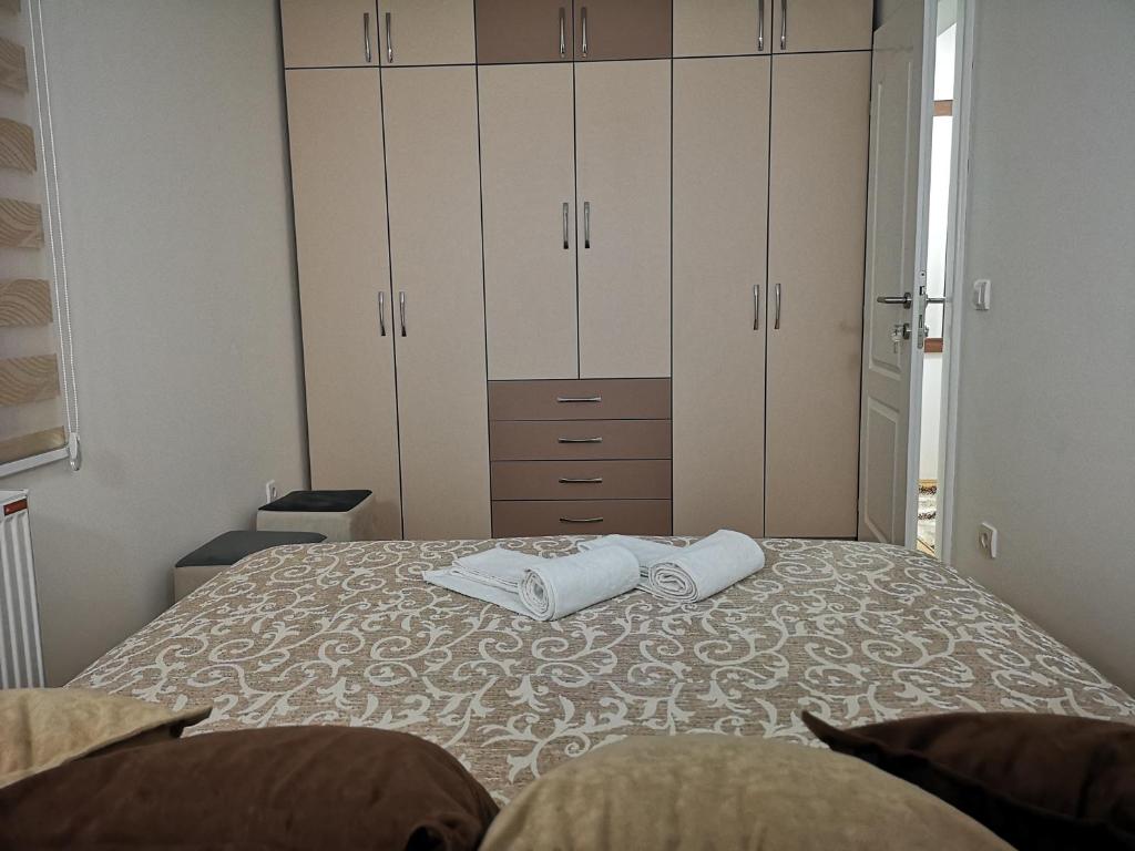 Postel nebo postele na pokoji v ubytování Apartman Novak Zlatar