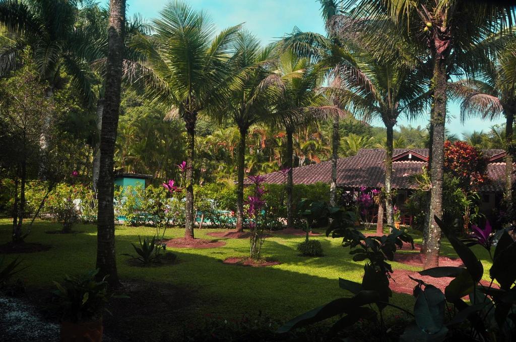 Um jardim em Pousada Baobá