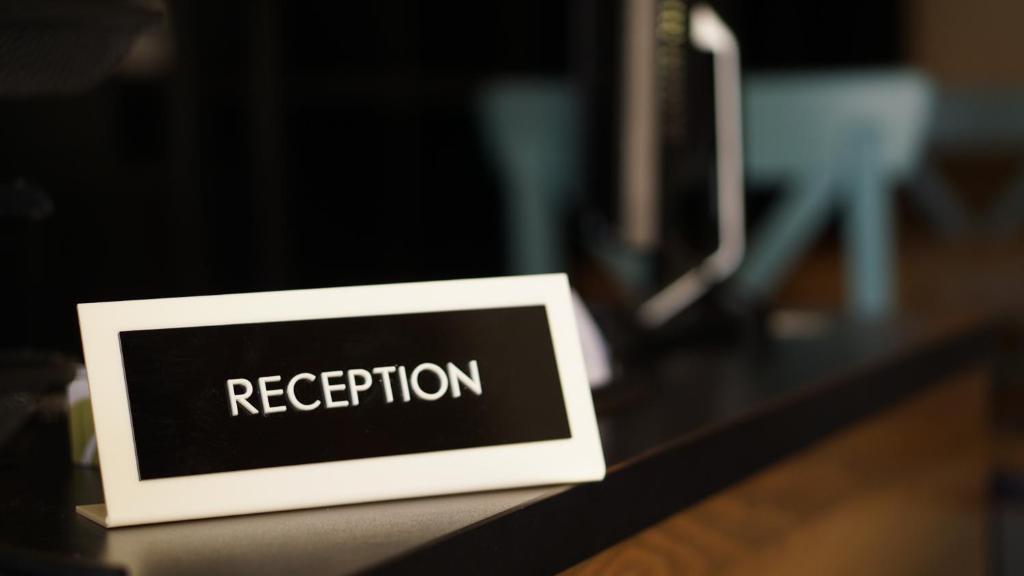 Vstupní hala nebo recepce v ubytování Central Hostel