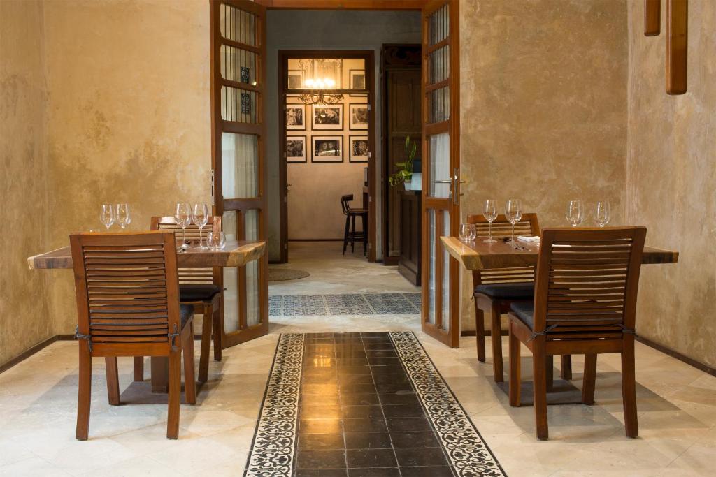 Restaurace v ubytování Ya'ax Hotel Boutique