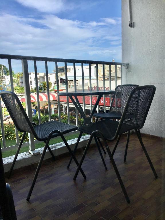 Balkón nebo terasa v ubytování Appartement Vue Marina