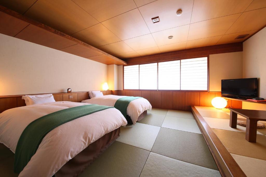 Hotel Tamanoyu - Camera Gemella Con Doccia E Area Tatami - Non Fumo