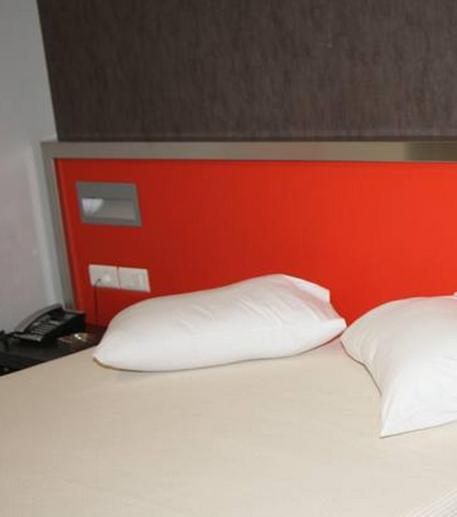 Postel nebo postele na pokoji v ubytování Hotel Des Roses