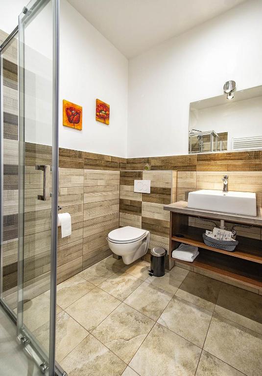 Kúpeľňa v ubytovaní Villa Zachar