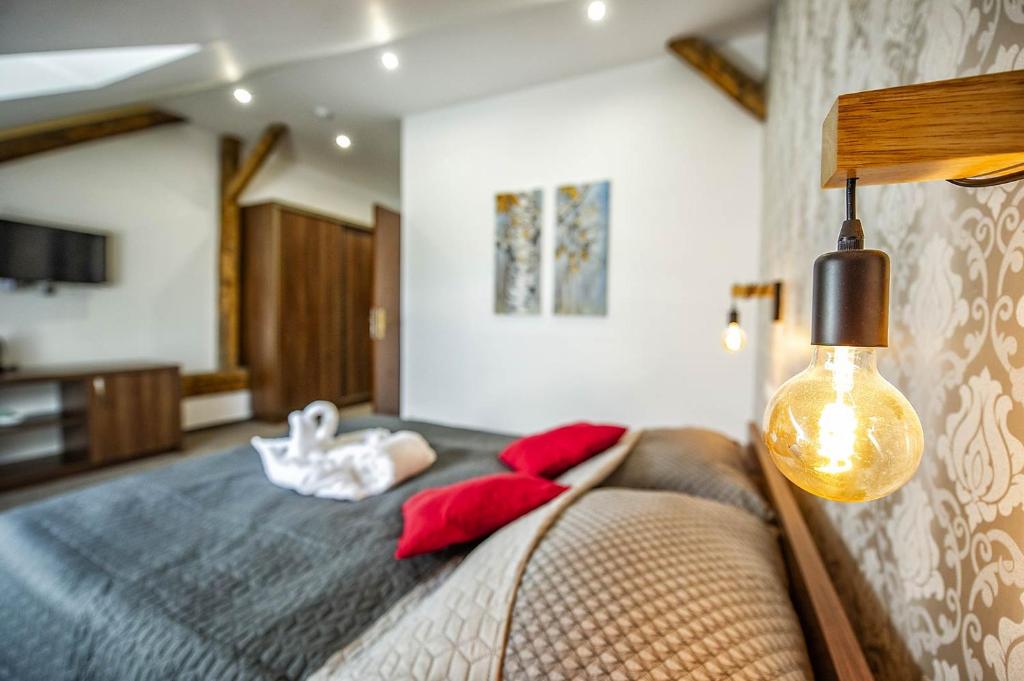 Posteľ alebo postele v izbe v ubytovaní Villa Zachar
