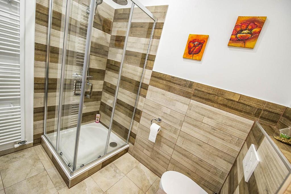 Kúpeľňa v ubytovaní Villa Zachar