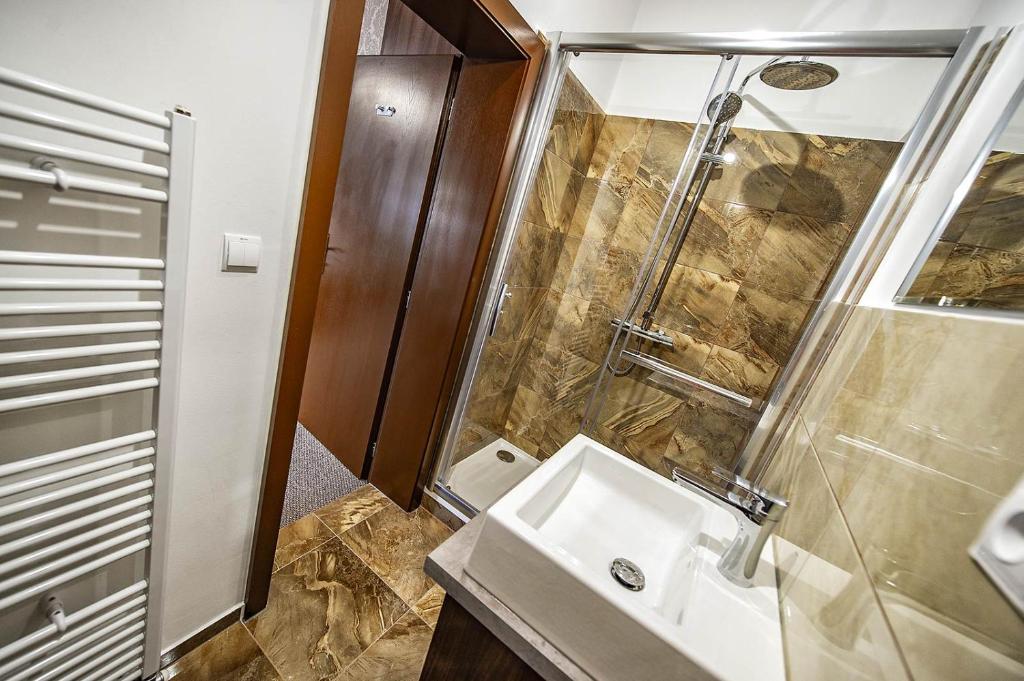 Kúpeľňa v ubytovaní Villa Zachar