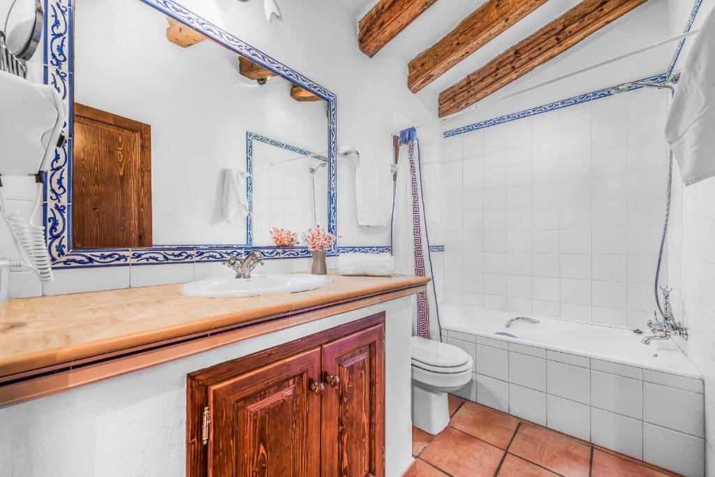 Koupelna v ubytování Villa Tomas