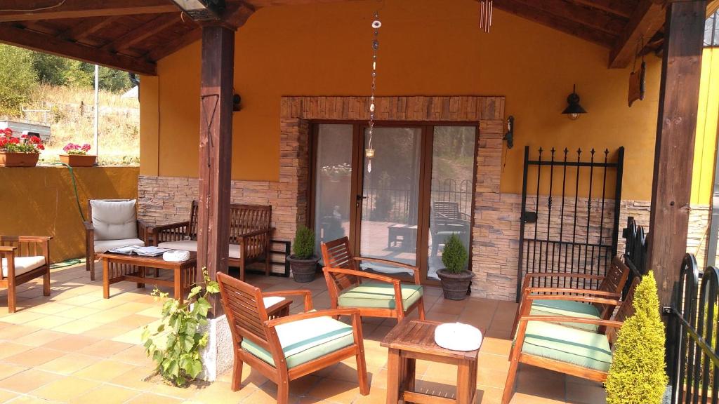 Balkón nebo terasa v ubytování CASA ALTOBIERZO, 9 Habitaciones y 9 BAÑOS