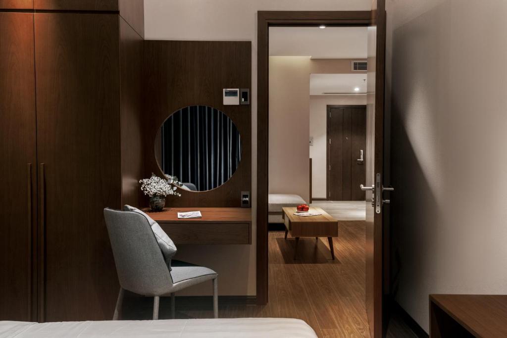 Posezení v ubytování DHTS Business Hotel & Apartment