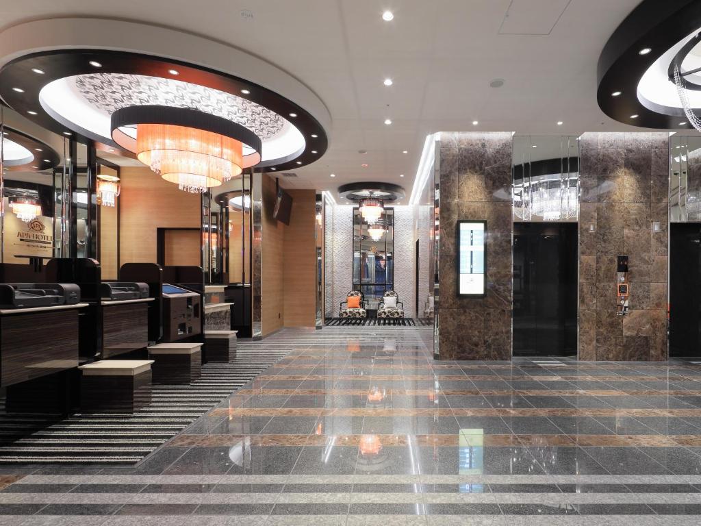 Vstupní hala nebo recepce v ubytování APA Hotel Nihombashi Bakuroyokoyama Ekimae