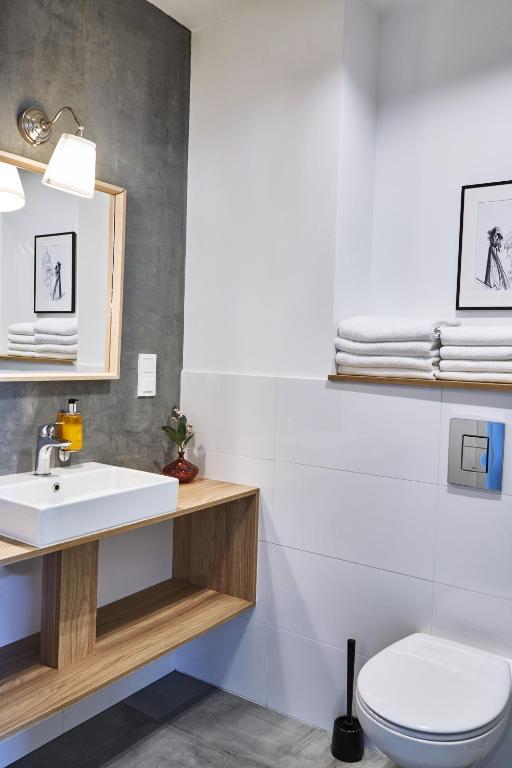 Kúpeľňa v ubytovaní Silesia Apartments
