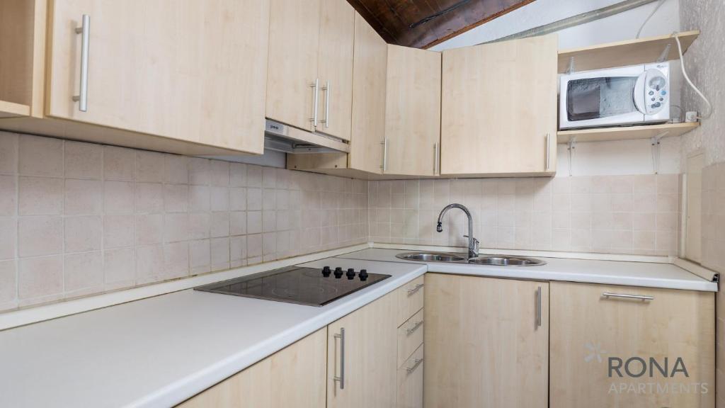 Kuchnia lub aneks kuchenny w obiekcie Rona Holiday Home Ana