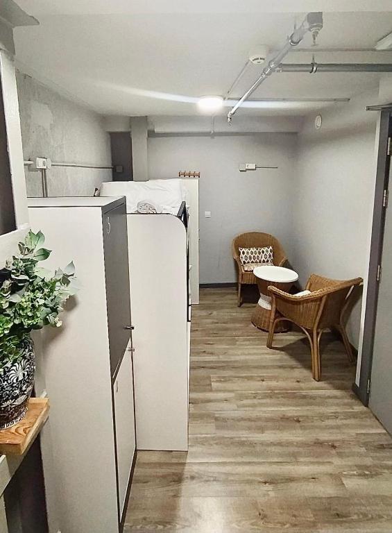 Kuchyň nebo kuchyňský kout v ubytování Quartier Bilbao Hostel Casco Viejo