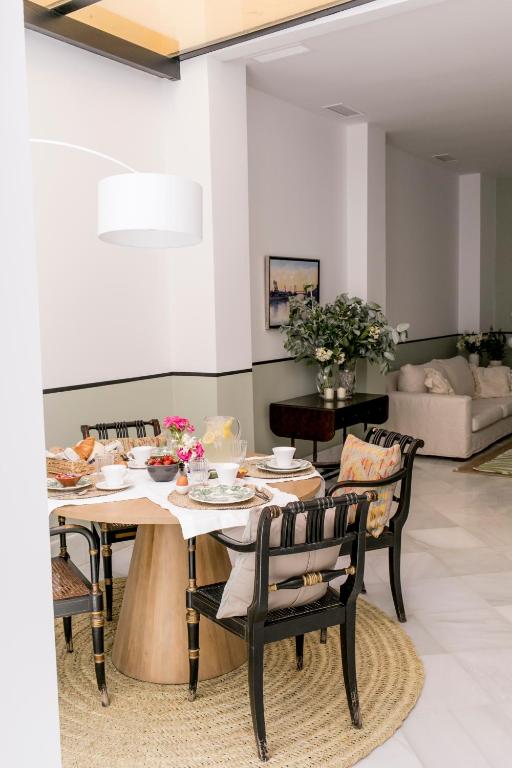 Posezení v ubytování Pasaje Zamora Apartamentos