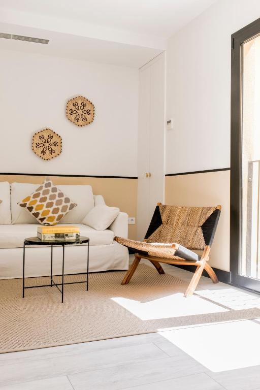 Posezení v ubytování Pasaje Zamora Apartamentos
