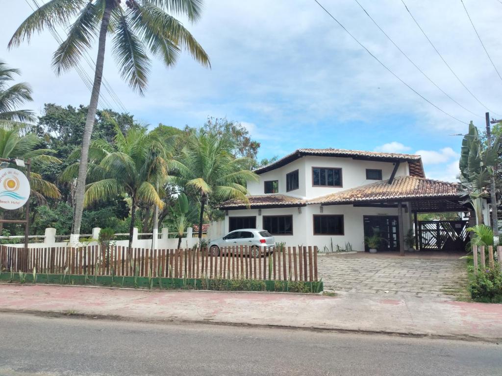O edifício onde o hotel está situado