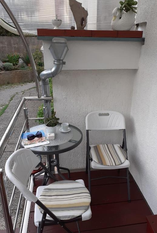Balkón nebo terasa v ubytování Apartment Milotić