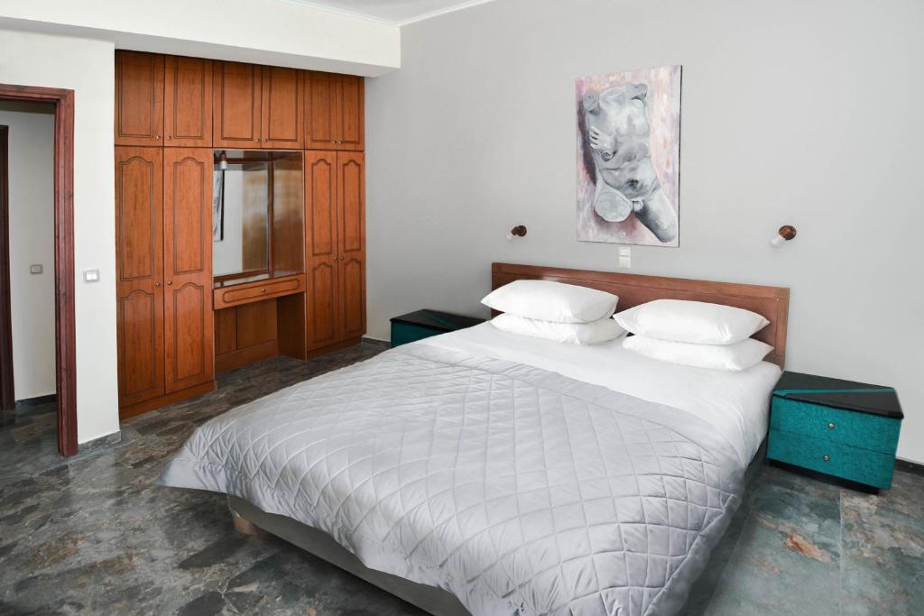 Letto o letti in una camera di Platakia Blu