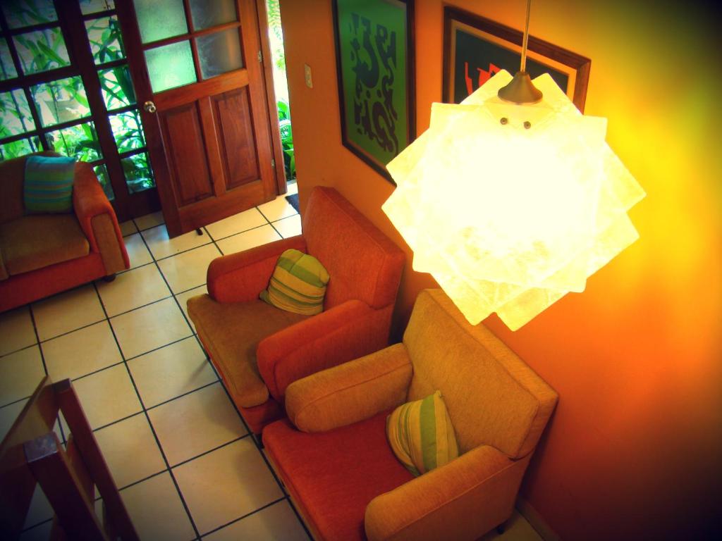 Posezení v ubytování Casa de Baraybar
