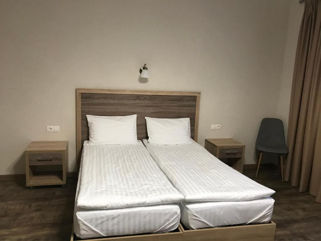 Postel nebo postele na pokoji v ubytování Coffee Room