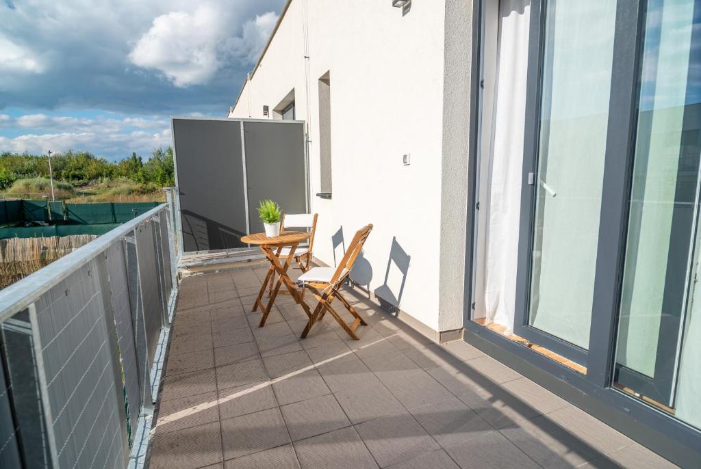 Balkón nebo terasa v ubytování 3 bed modern family house in Mikulov