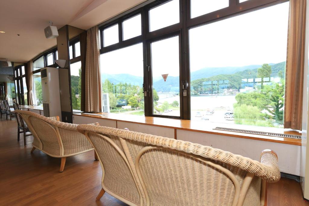 Paesaggio naturale nelle vicinanze del ryokan