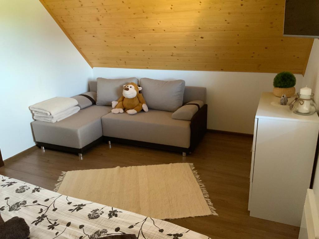 Posezení v ubytování Villa Rocky View