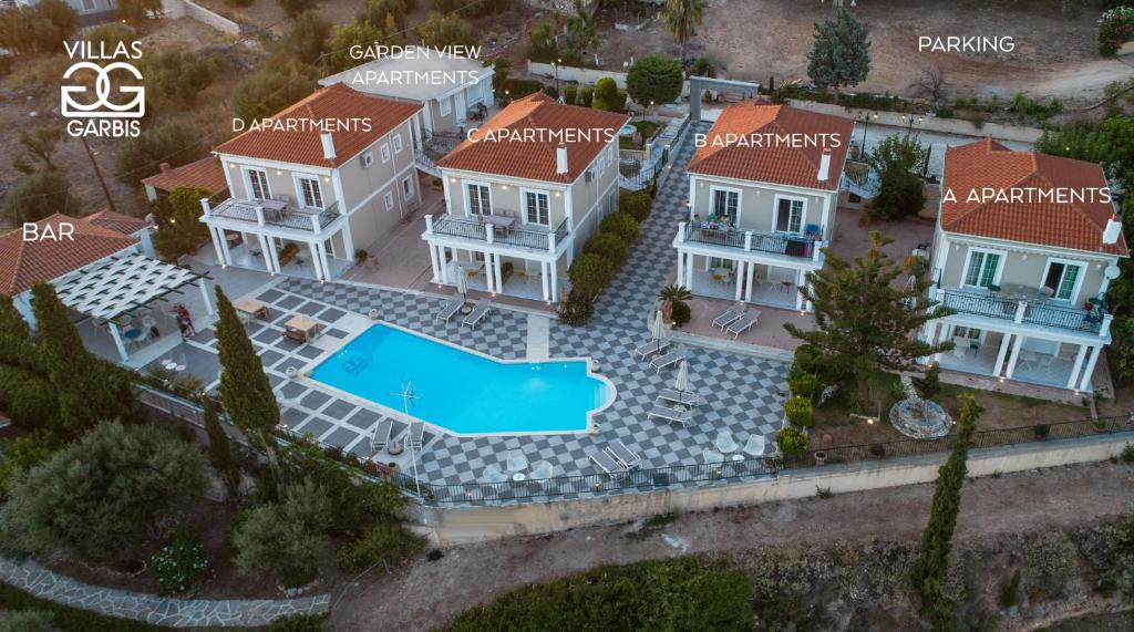 Bazén v ubytování Garbis Villas & Apartments nebo v jeho okolí
