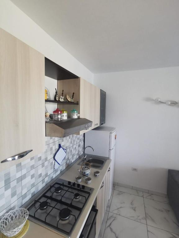 Kuchyň nebo kuchyňský kout v ubytování Casa Vacanze Villa Mimosa- per le vacanze vicino a Tropea