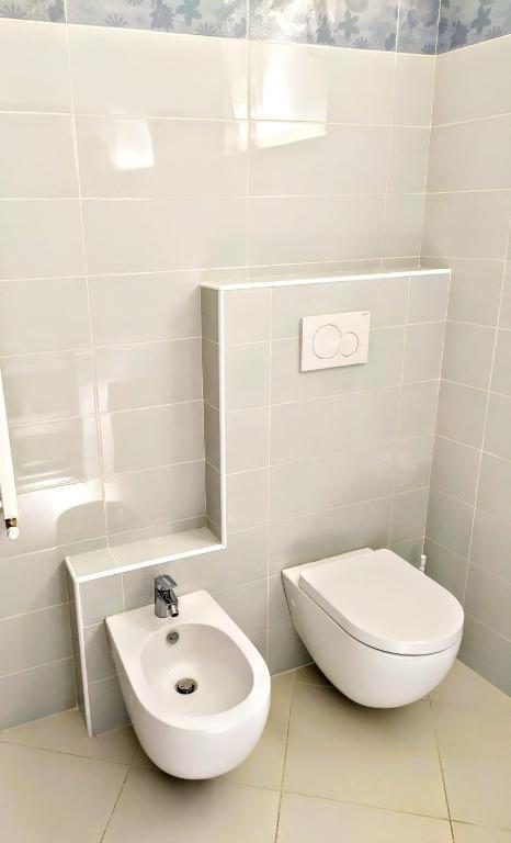Koupelna v ubytování Hello B&B
