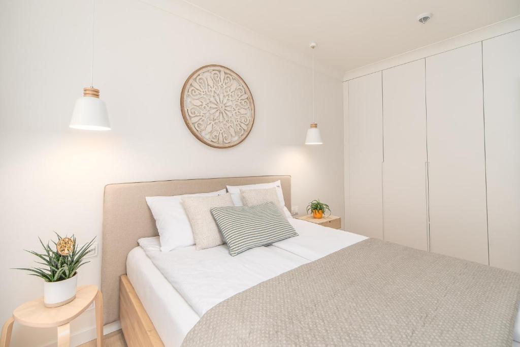 Postel nebo postele na pokoji v ubytování BellMi Apartamenty - Parking Gratis, Plaża 5min, Komfort i Relaks
