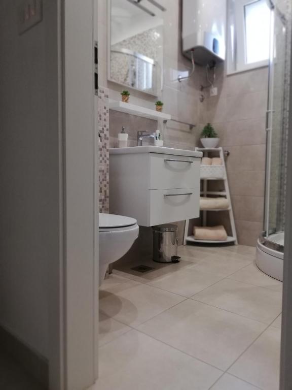Koupelna v ubytování Studio Apartman Lenka