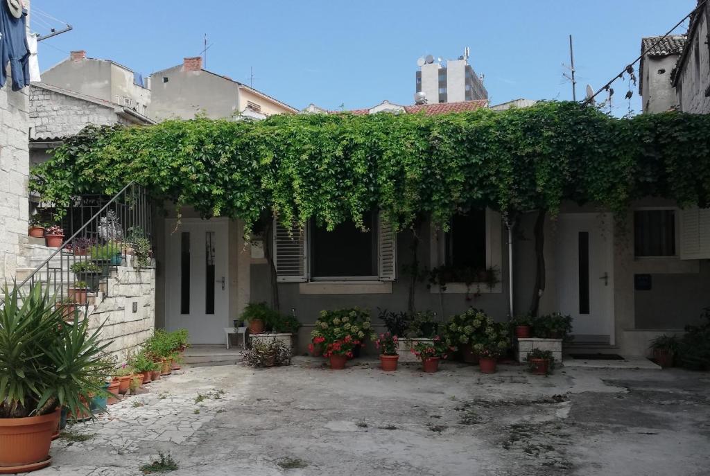 Zahrada ubytování Studio Apartman Lenka