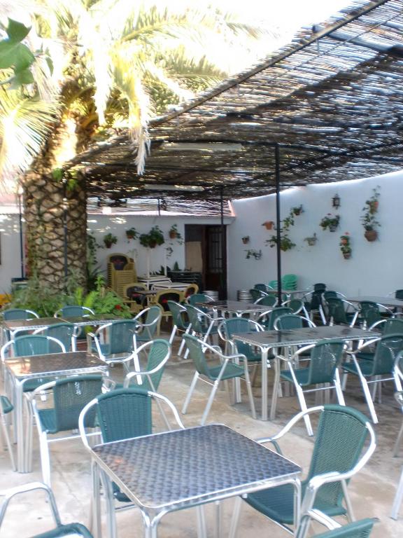 Restaurace v ubytování Hostal las Tres Jotas